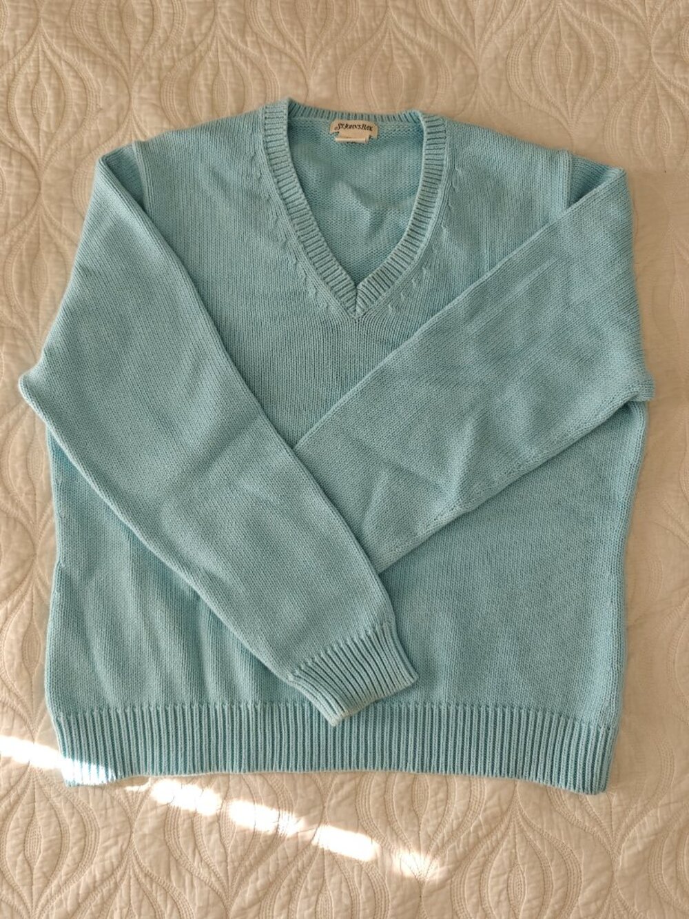 Vintage St. John's Bay 100% Cotton Knit Sweater L